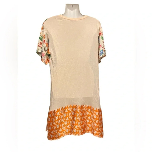 Zara Mixed Print Loose Dress - Picture 7 of 10